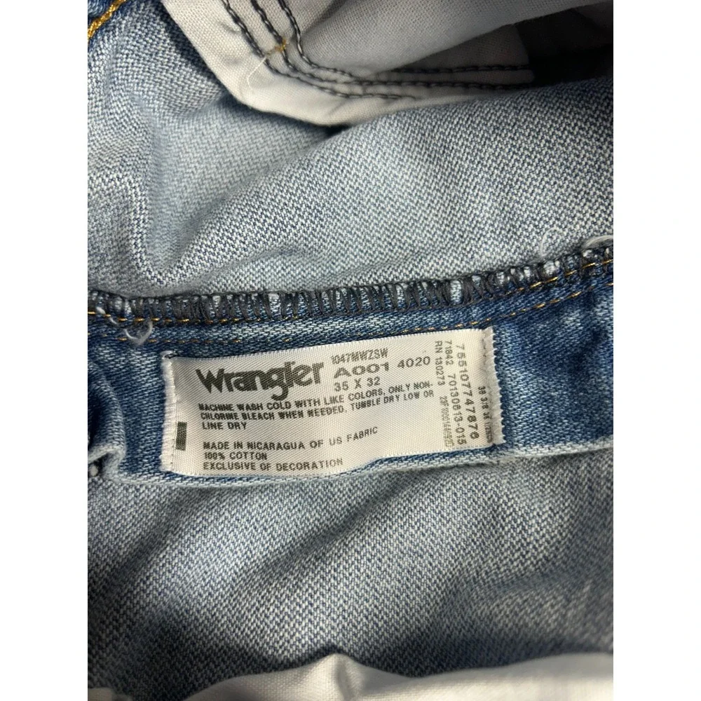 Wrangler 47MWZ Regular Fit Cowboy Cut Jeans Blue 35x32